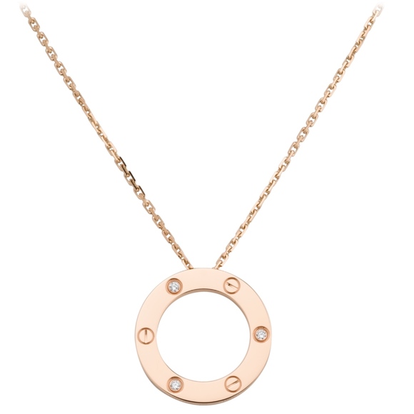 Cartier Jewelry - Cartier Love Pink Gold 3 Diamonds